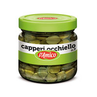 D'Amico Capers in Wine Vinegar 100g