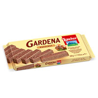 Loacker Gardena Chocolate covered Hazelnut Wafers 200g