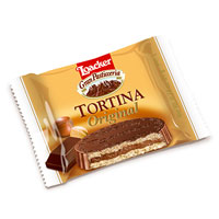 Loacker Tortina Chocolate covered Wafers 21g